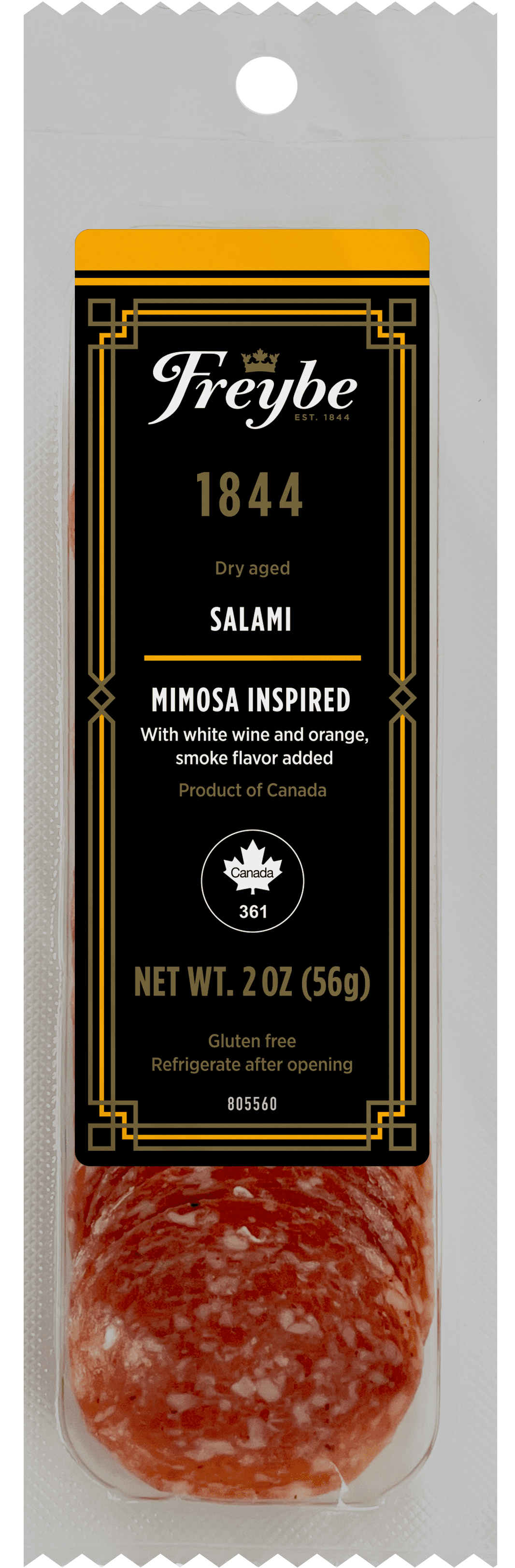 Mimosa Inspired Snack Salami - Freybe