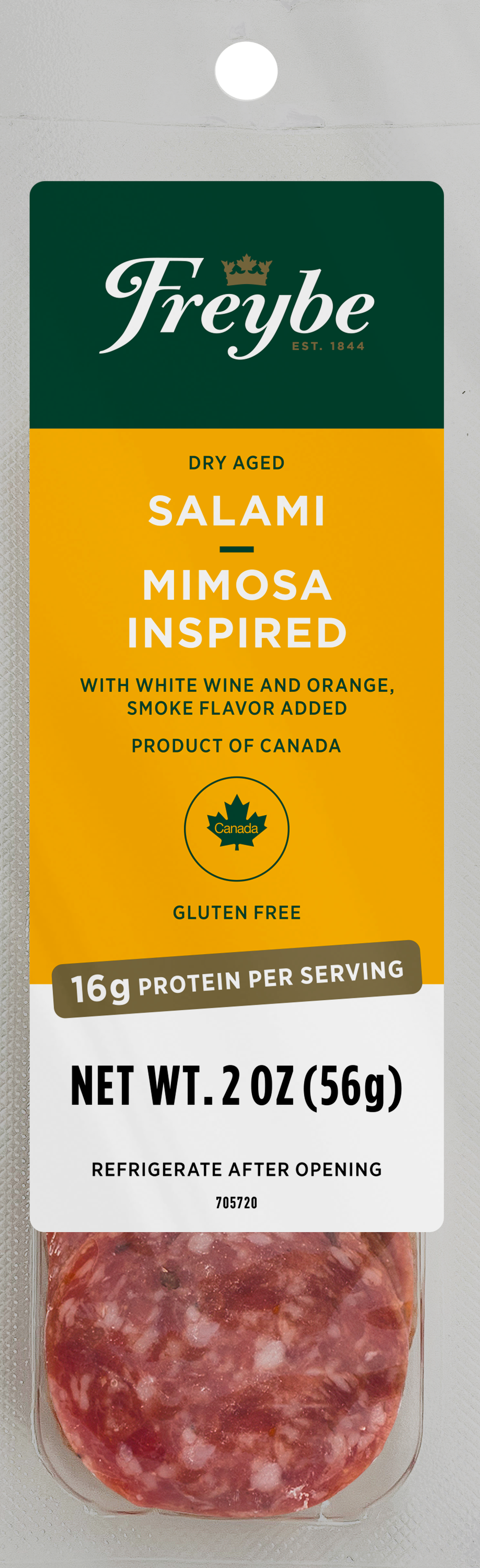 Mimosa Inspired Snack Salami - Freybe